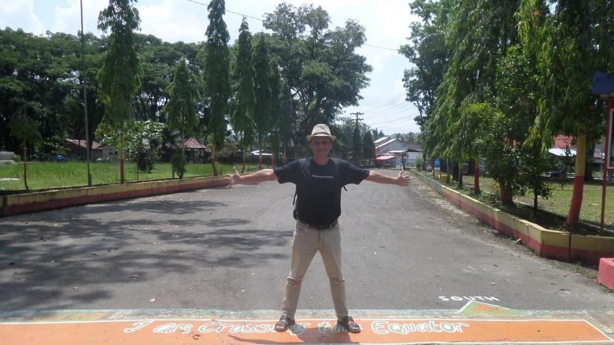 Csaba on the equator