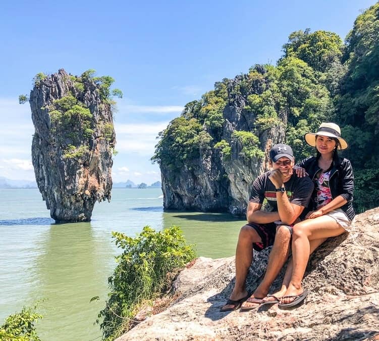 David and his wife in Thailand