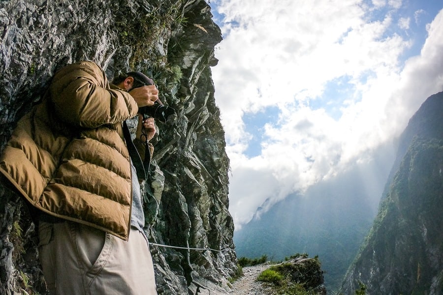 David in the mountains