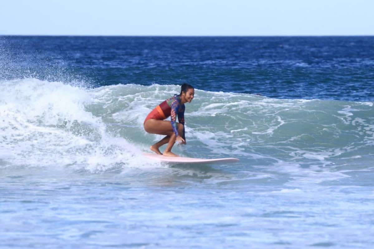 Samantha mytanfeet surfing