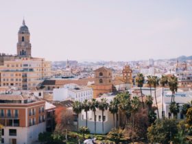 Overview of the city of Malaga, Spain