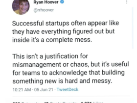 Screenshot from Ryan's Hoover tweet from June 5