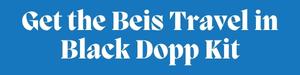 Get the Beis Travel in Black Dopp Kit