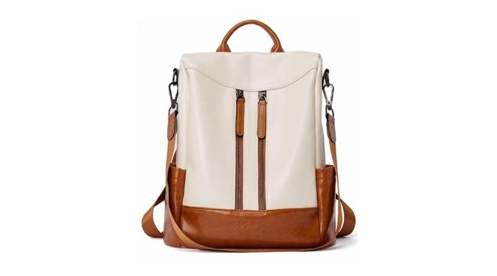Bromen Leather Backpack Purse