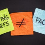 Post it notes with the message "Limiting beliefs aren't facts"