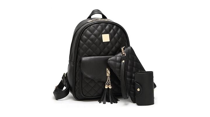 I IHAYNER Quilted Casual Backpack
