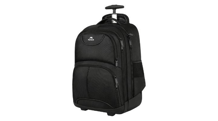 MATEIN Waterproof Wheeled Laptop Backpack