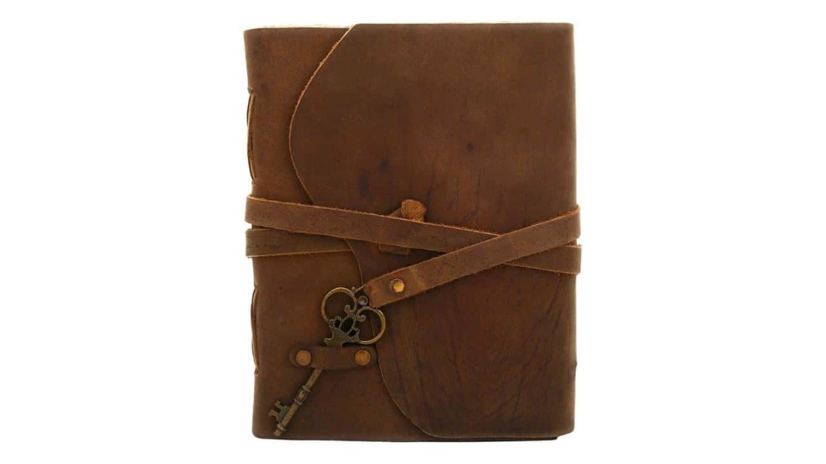 Leather Vintage Travel Diary