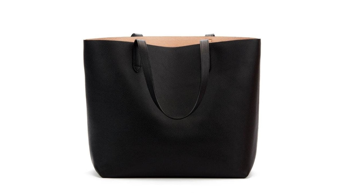 Classic Structured Leather Tote