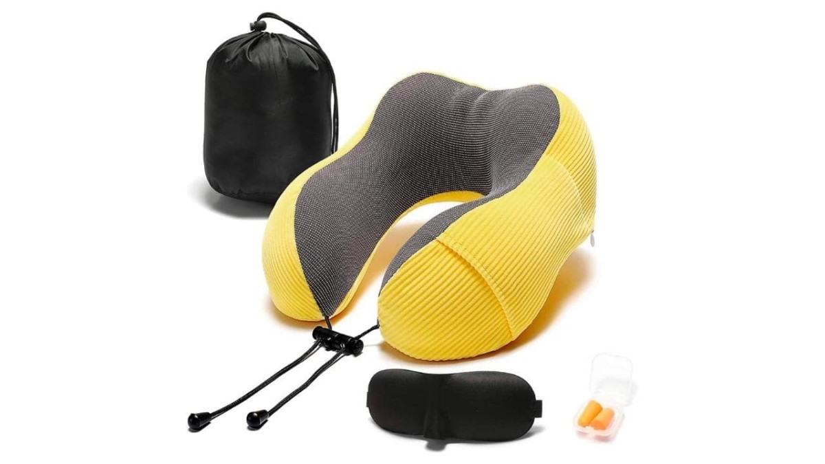 Memory Foam Travel Pillow