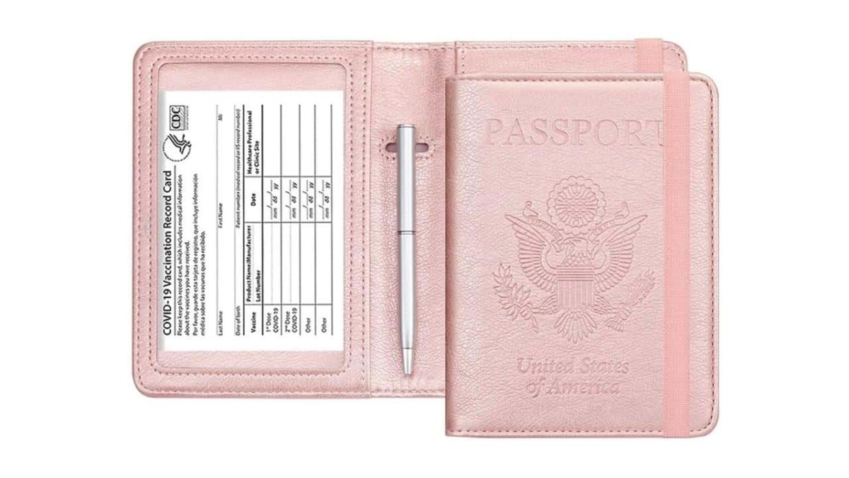 Hotcool ​​Passport and Vaccine Card Holder