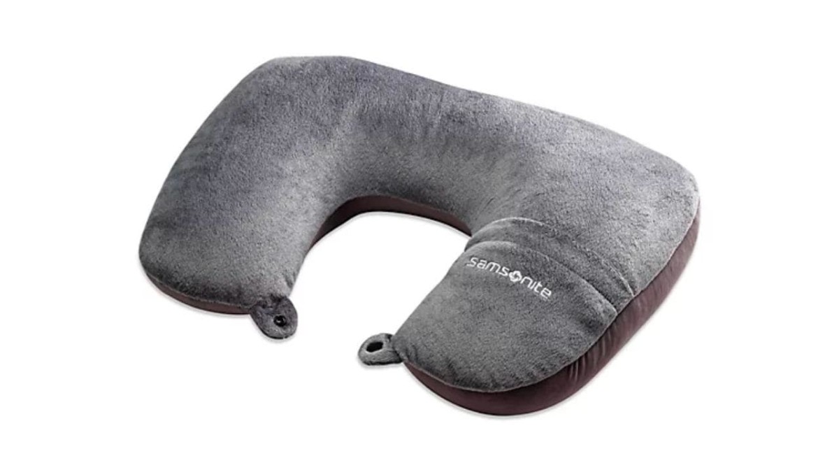 Samsonite Magic 2-in-1 Travel Pillow with Pocket