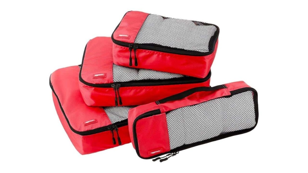 Amazon Basics 4-Piece Travel Cubes Set