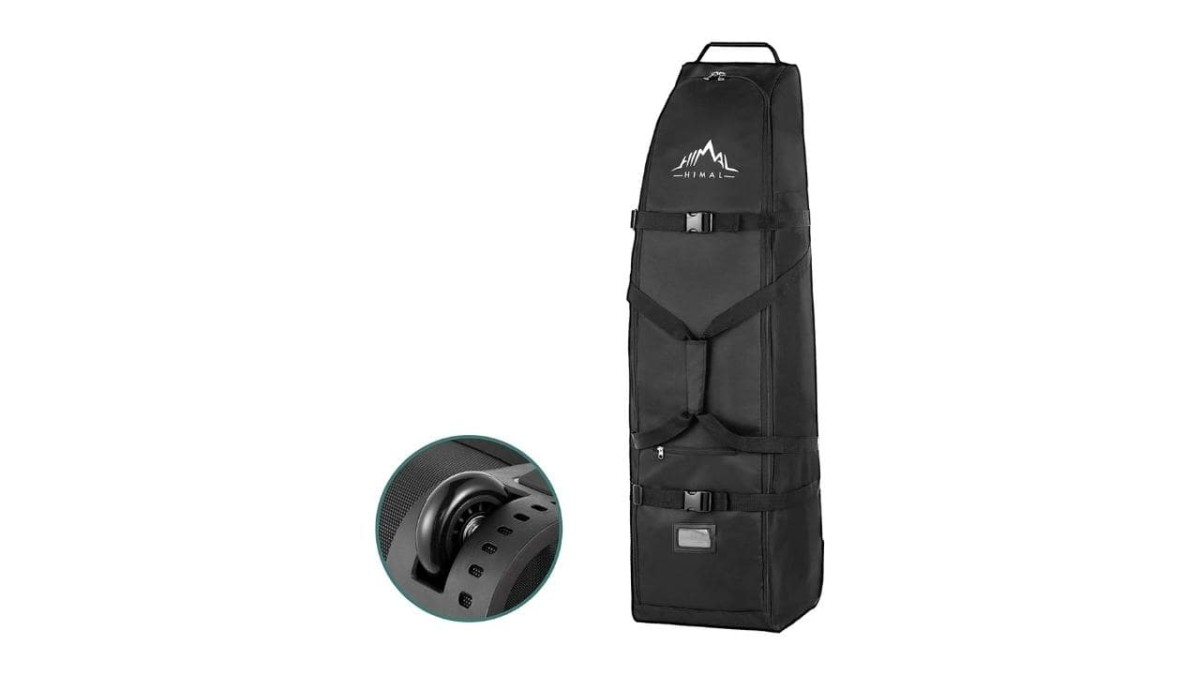 Himal Outdoors Soft-Sided Golf Travel Bag with Wheels